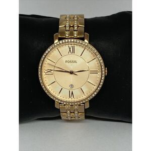 Fossil Jacqueline ES3546 Women's Stainless Steel Analog Dial Quartz Watch QB597